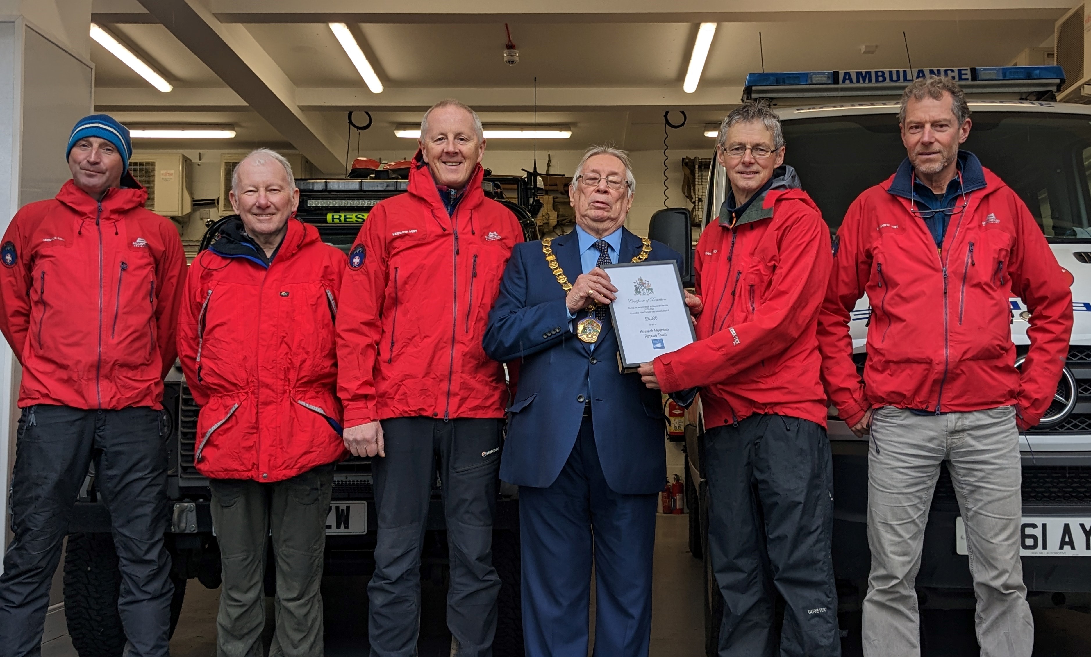 Allan Daniels With Mountain Rescue