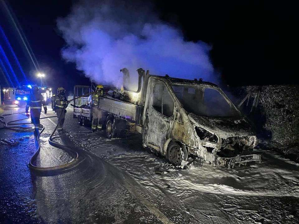 Penrith Fire Station Respond To A686 Van Fire – THE HERDWICK NEWS